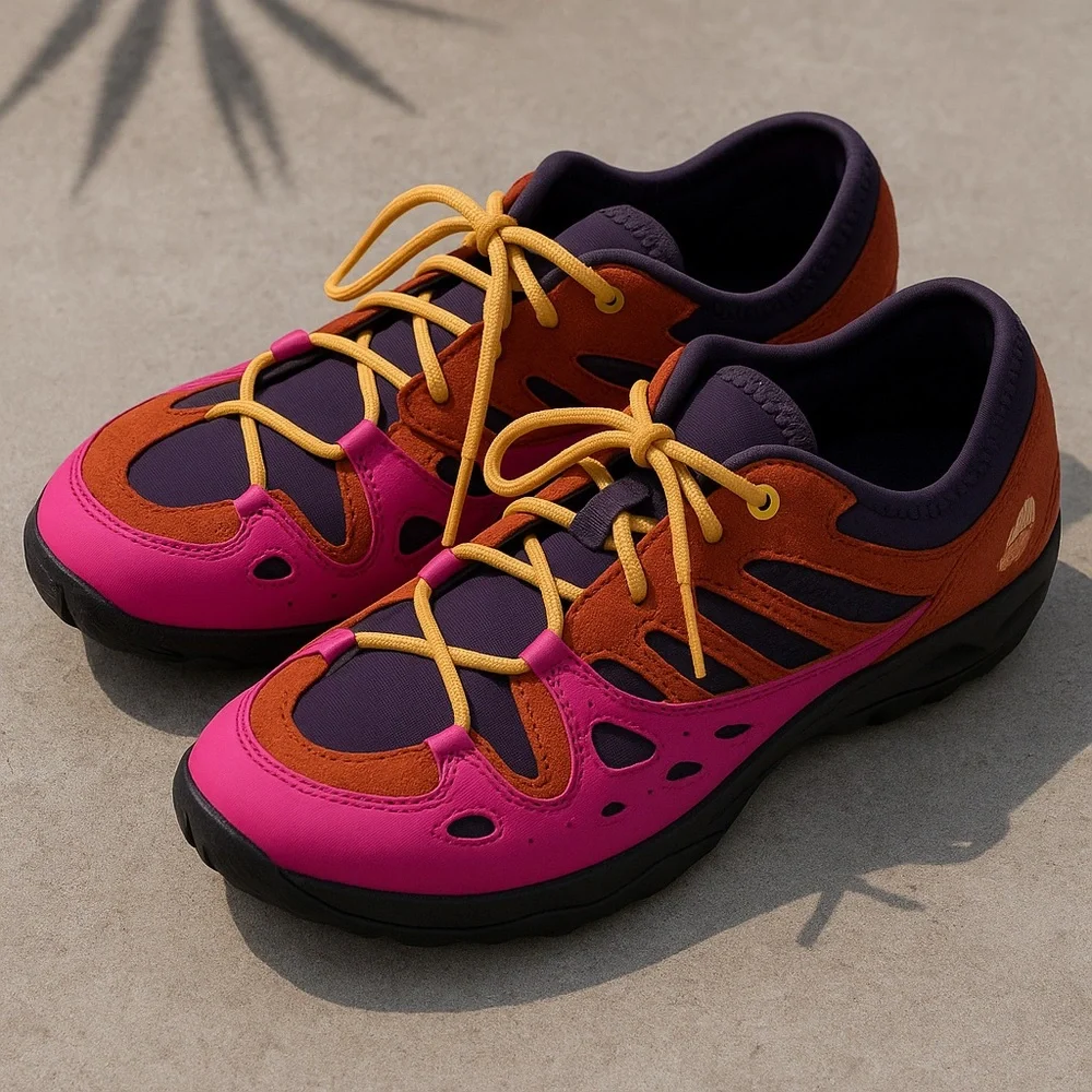 Nike ACG Air Exploraid Size 8 (FV2925-600, Light Wild Mango/Dark Raisin/Las